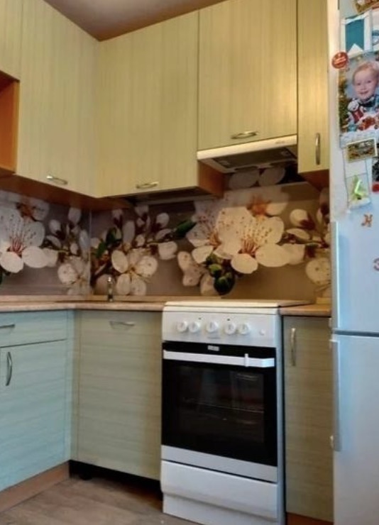 While his wife was at work the man spent 170 dollars and totally remade their miserable kitchen