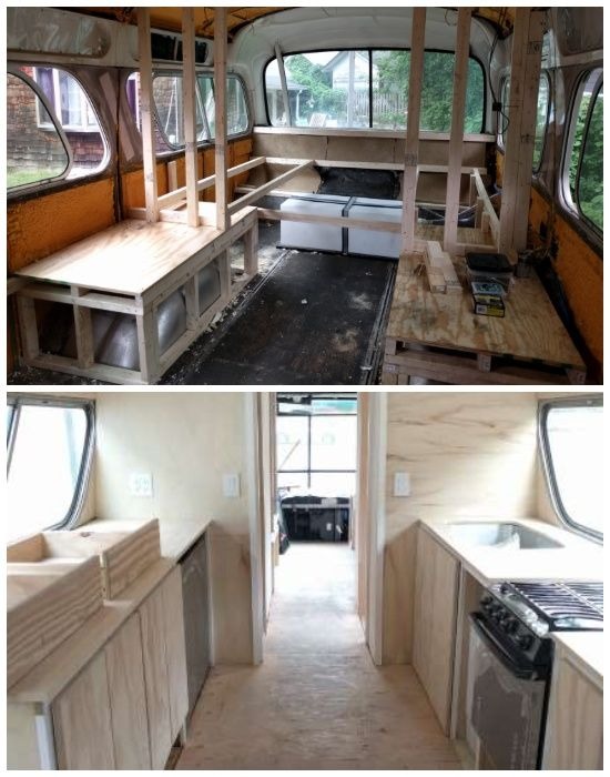 A Woman Turned a 1966 Bus into a Comfortable and Cozy Home on Wheels