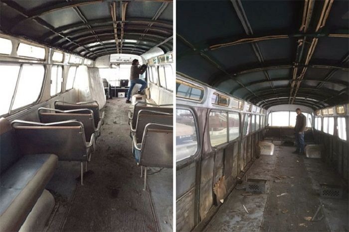 A Woman Turned a 1966 Bus into a Comfortable and Cozy Home on Wheels