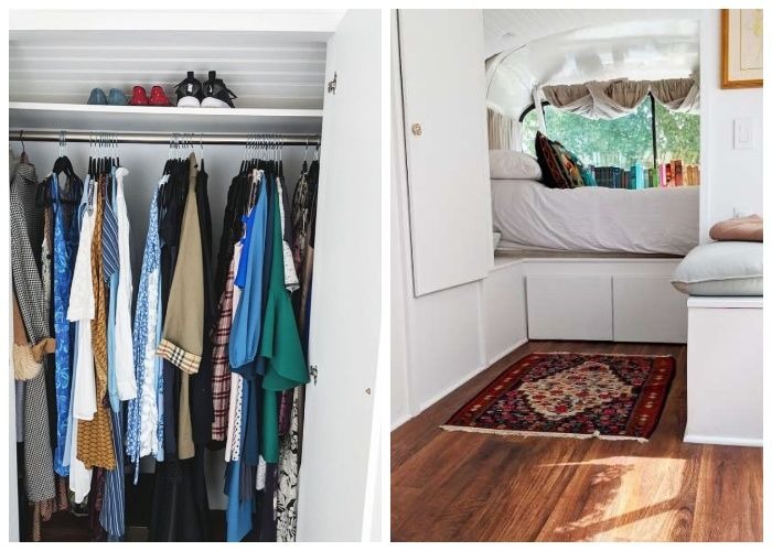 A Woman Turned a 1966 Bus into a Comfortable and Cozy Home on Wheels