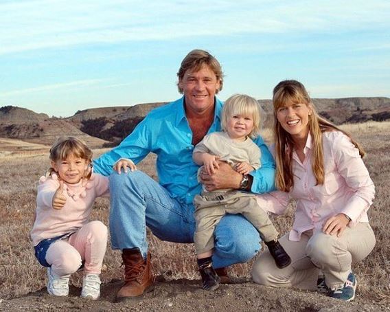 Prayers for Steve Irwin’s wife. Check the comments